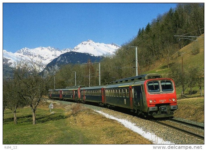 RU 0715 - Automotrice Z 9634 Vers HAUTEVILLE - Savoie 73 - SNCF - Autres & Non Classés