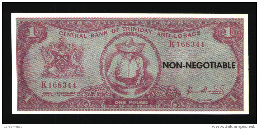 1 Pound - TRINIDAD & TOBAGO , Billet Fantaisie ( N° 470 ) - Trinité & Tobago