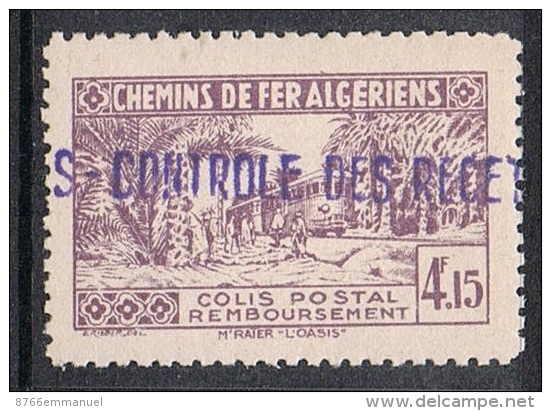 ALGERIE COLIS POSTAL N°90 N* - Colis Postaux