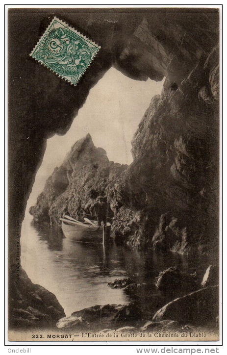 Morgat Finistère Lot 6 Cpa Grottes Diverses Avant 1910 état Superbe - Morgat