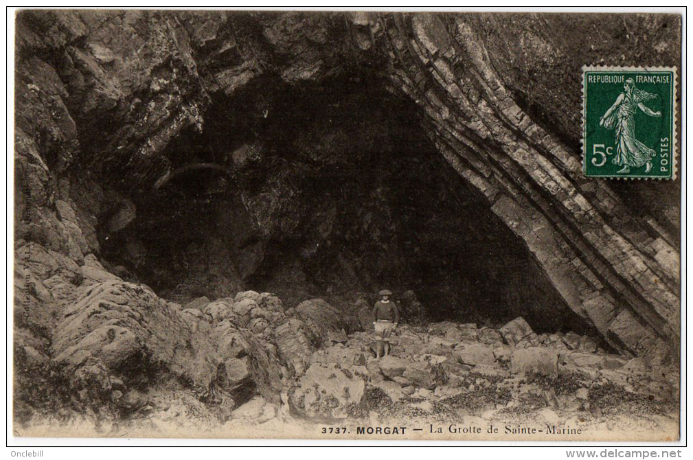 Morgat Finistère Lot 6 Cpa Grottes Diverses Avant 1910 état Superbe - Morgat