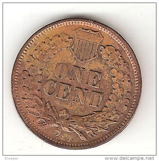 *usa 1 Cent 1899    Km 90a   Vf+ - 1859-1909: Indian Head
