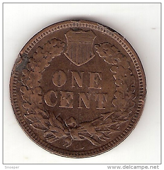 *usa 1 Cent 1907    Km 90a     Vf - 1859-1909: Indian Head