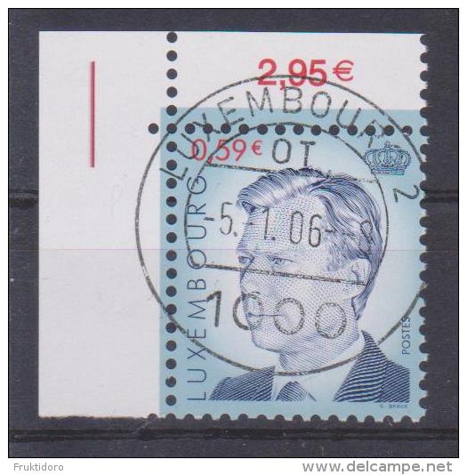 Luxembourg Mi 1571 Grand Duke Henri - 2002 - Used Stamps