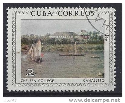 Cuba  1966  National Museum Paintings; Chelsea Collage (o)  2c  Canaletto - Oblitérés