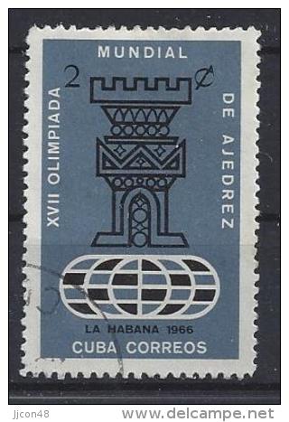 Cuba  1966   Chess Olympiad  (o)  2c - Used Stamps