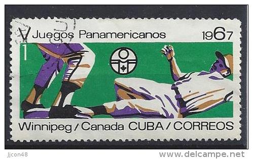Cuba  1967   Pan-American Games  (o)  1c - Oblitérés