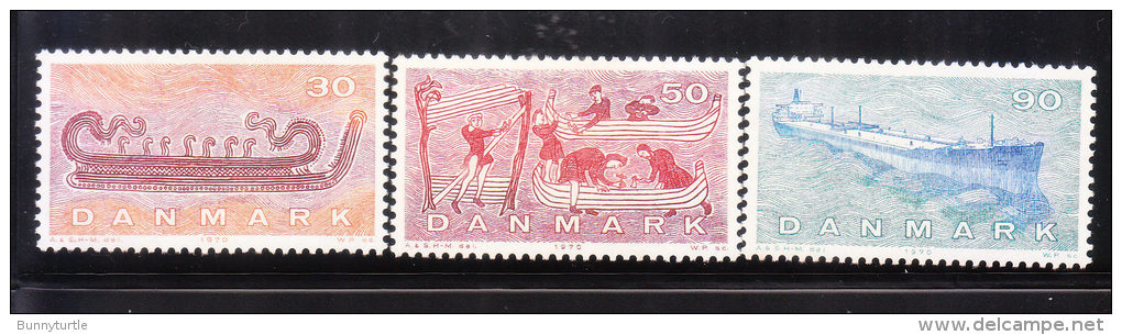 Denmark 1970 Ships Mint - Ongebruikt