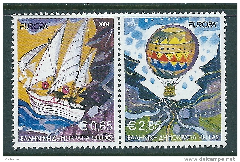 Greece 2004 Europa Cept Set MNH S0520 - Nuovi