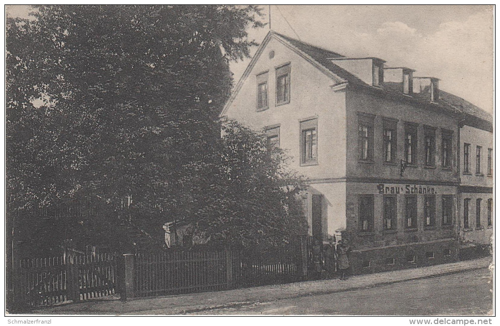 AK Crimmitschau Gasthaus Restaurant Brauschänke Kretzschmar Bei Zwickau Werdau Waldenburg Meerane Glauchau Neukirchen - Crimmitschau