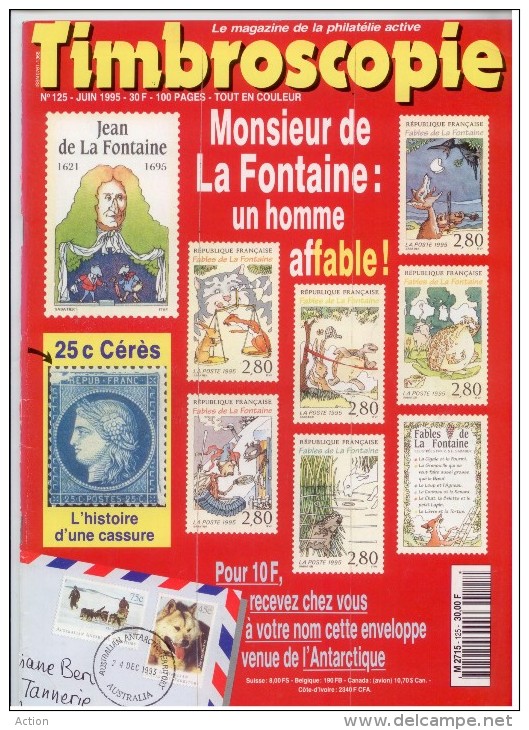 Timbroscopie N°125  ( Juin 1995 ) - Français (àpd. 1941)