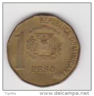 REPUBBLICA DOMENICANA  1 PESO   ANNO 1992 - Dominicana