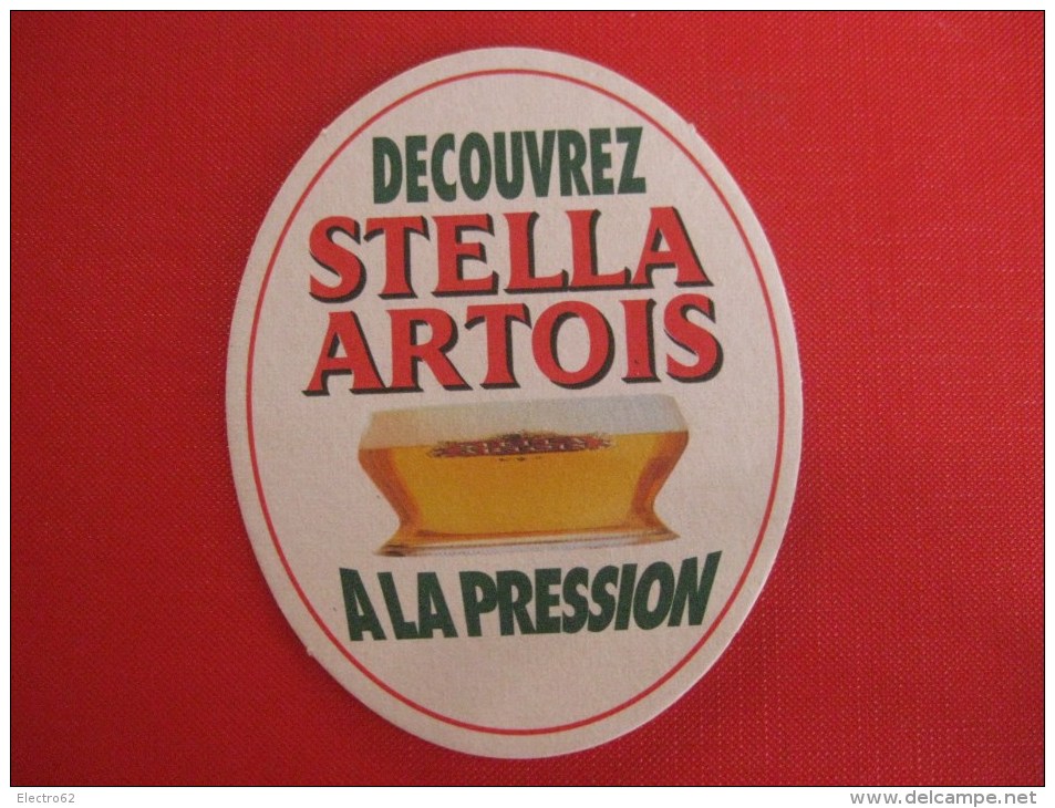 Sous-bock Bières Stella Artois A La Pression - Sous-bocks