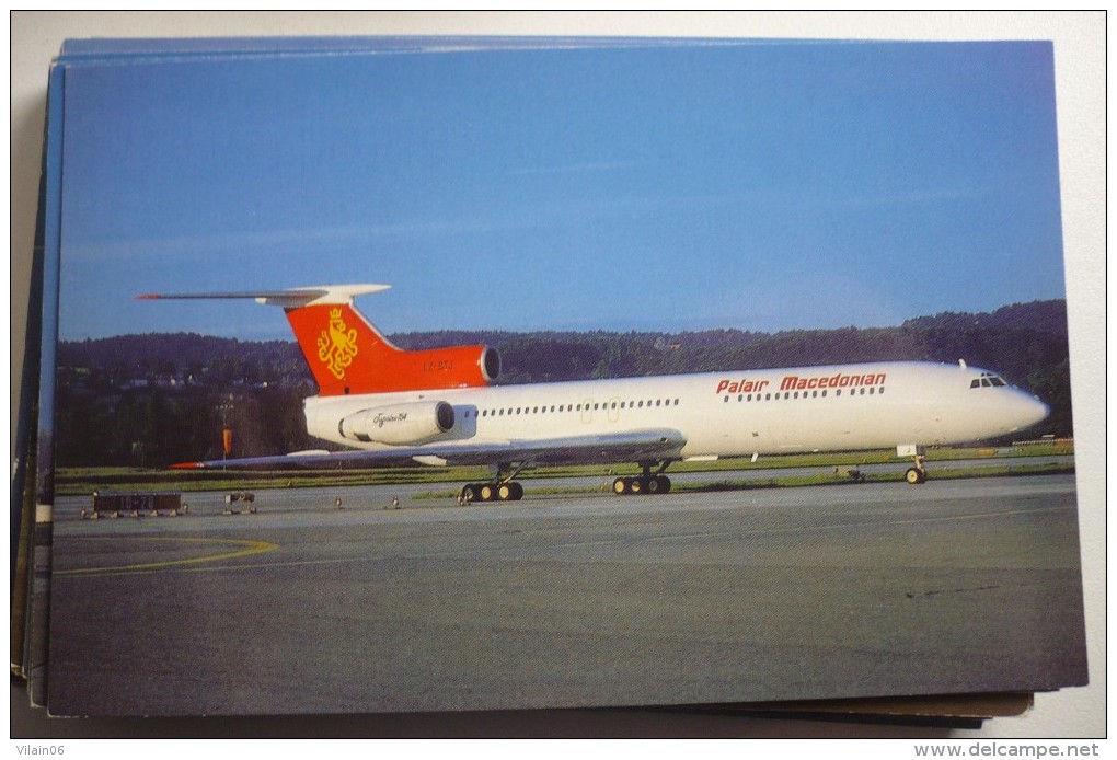 PALAIR MACEDONIAN  TU 154   LZ BTJ - 1946-....: Ere Moderne