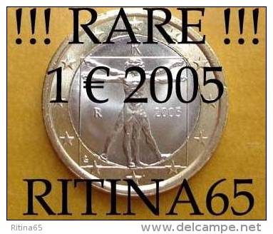 !!! N. 1 COIN/MONETA DA 1 &euro; ITALIA 2005 UNC/FDC !!! - Italia