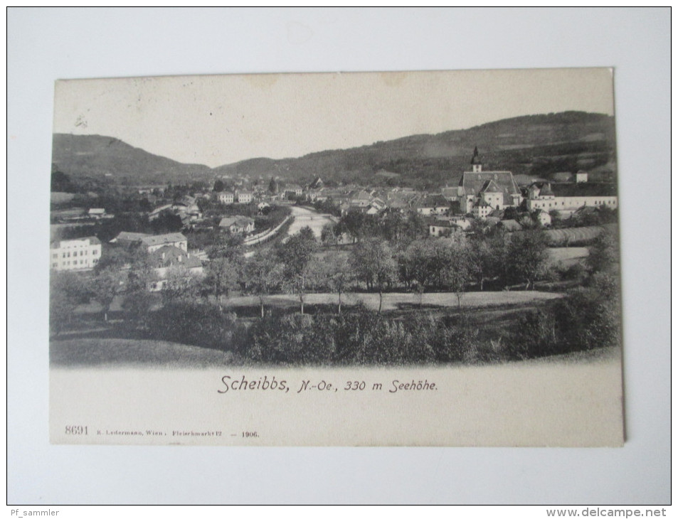 AK 1906 Österreich. Scheibbs, N.-Oe. 330m Seehöhe. Verlag P. Ledermann - Scheibbs