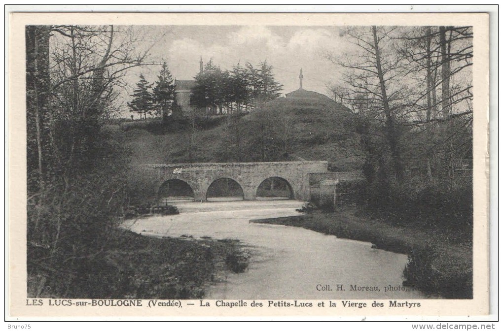 85 - LES LUCS-SUR-BOULOGNE - La Chapelle Des Petits-Lucs Et La Vierge Des Martyrs - Les Lucs Sur Boulogne