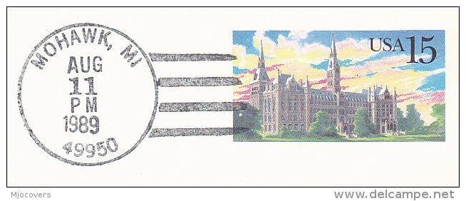 1989 USA Postal Stationery Card Pmk  ´MOHAWK MI´ United States Native American Indians Indian - Indios Americanas