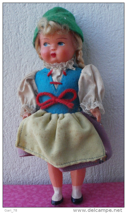 Ancienne Poupee Folklorique TYROL - AUTRICHE - Puppen