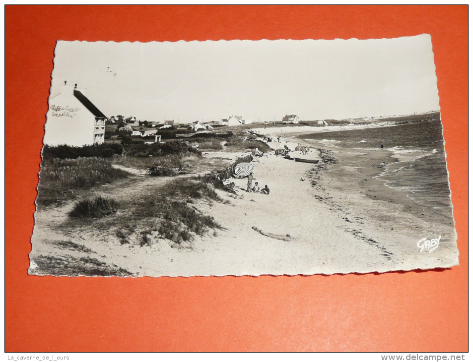 CPSM Dentelée, Carte Postale, Morbihan 56, Larmor Plage En Lorient-Plage, Animée - Larmor-Plage