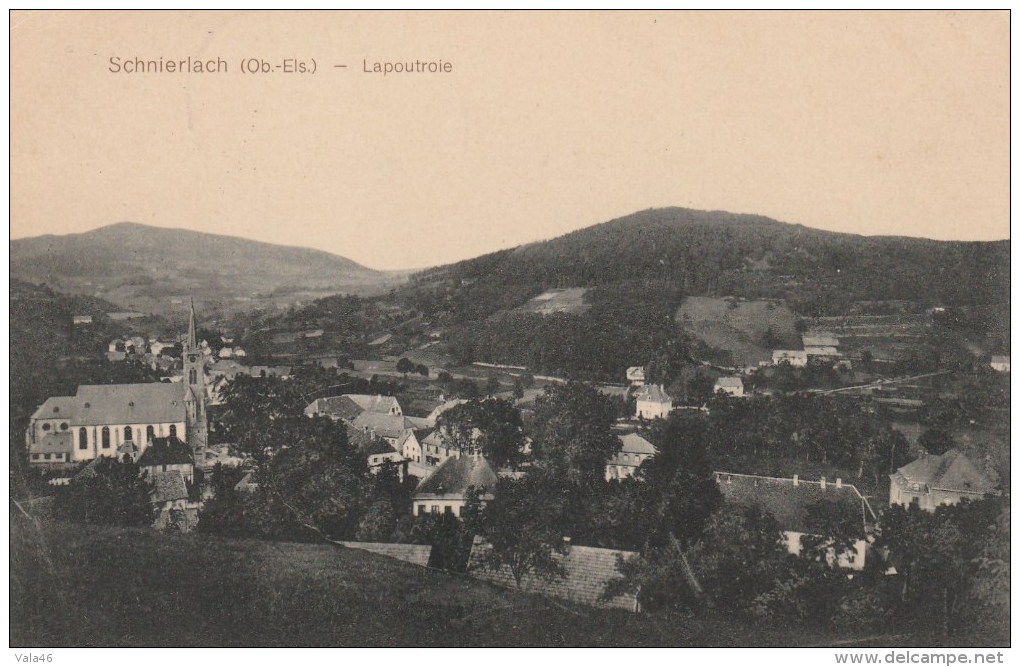 LAPOUTROIE (Haut-Rhin) - Schnierlach - Vue Générale - Lapoutroie