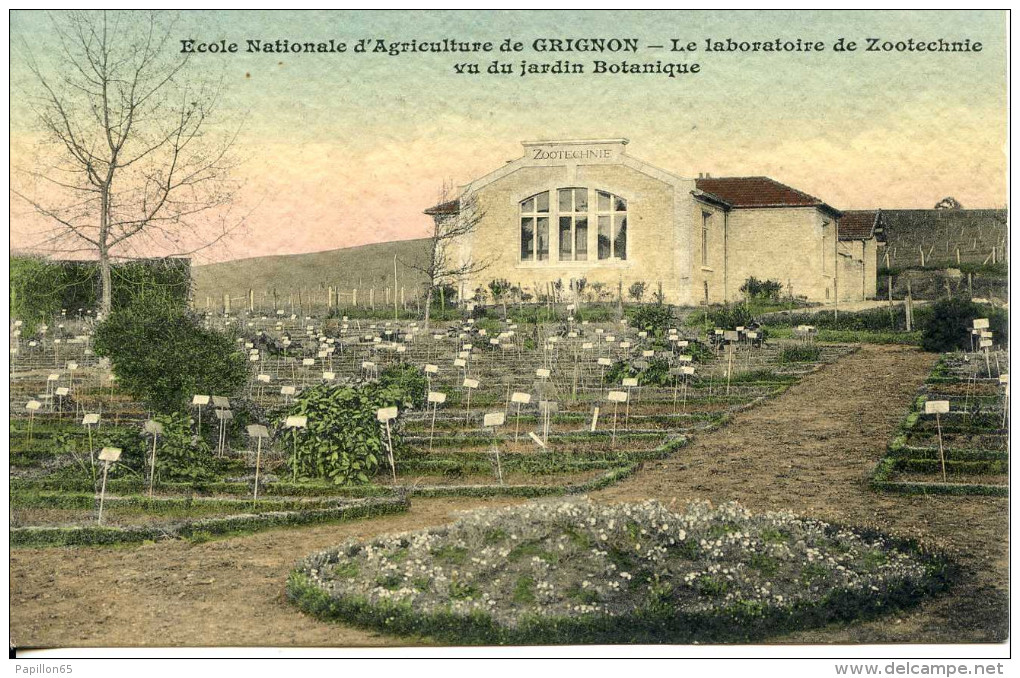 (CPA78) Ecole Nationale D'Agriculture De GRIGNON – Le Laboratoire De Zootechnie  Vu Du Jardin Botanique - Grignon