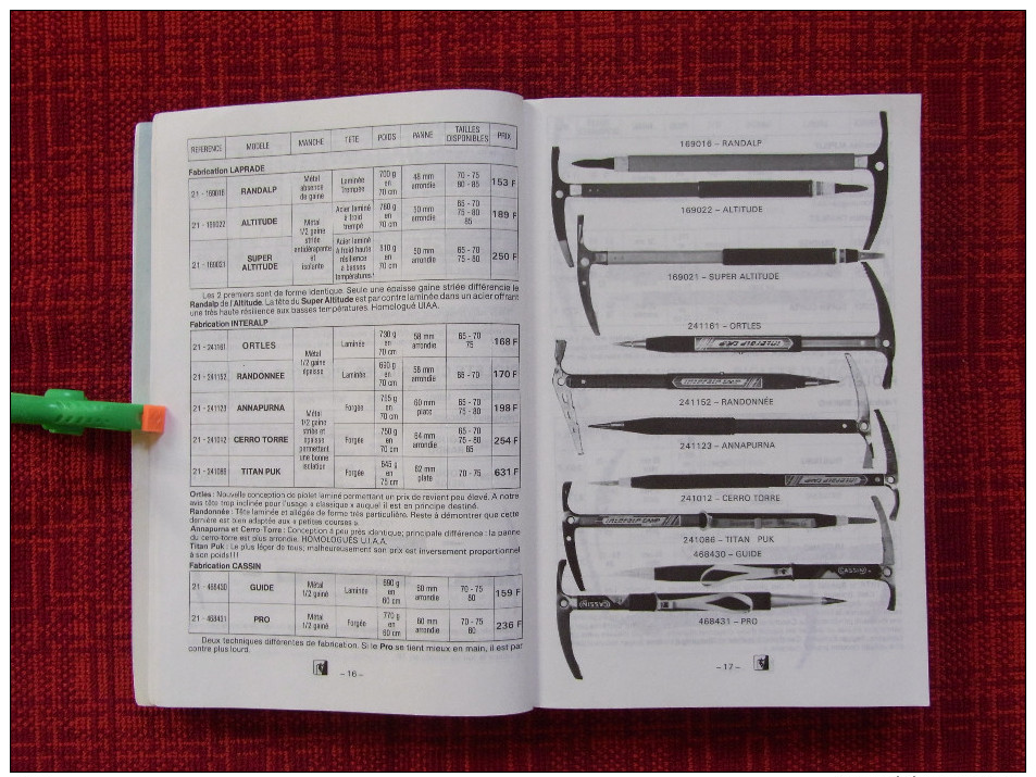 Catalogue Au Vieux Campeur Alpinisme Randonnée Spéléo 1981