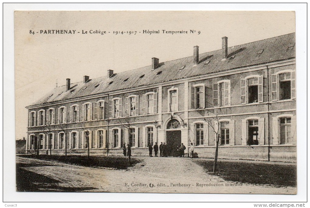 79 - Parthenay - Le Collège - Hôpital Temporaire - Parthenay