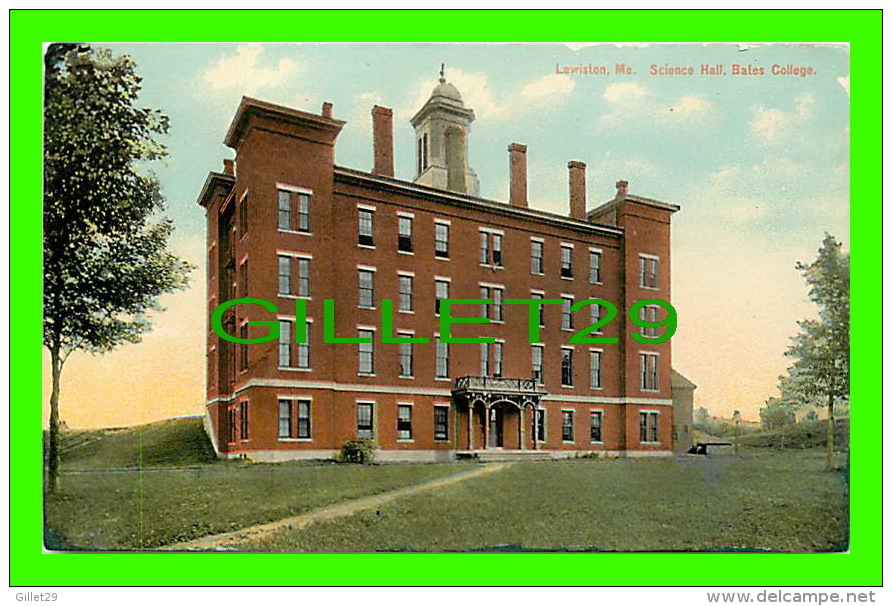 LEWISTON, ME - SCIENCE HALL, BATES COLLEGE - THE HUGH C. LEIGHTON CO - - Lewiston