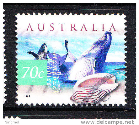 Australia   -   1999.  Balena  E  Conchiglia. Whale And Shell. - Baleines