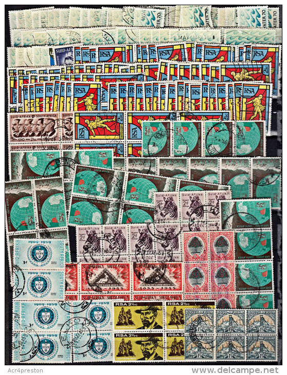 auc001 SOUTH AFRICA, 5500+ used stamps