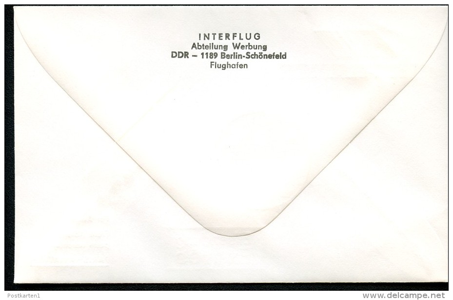 DDR U4-1-86 C1 Umschlag ZUDRUCK AIR FRANCE 1986 - Private Covers - Mint