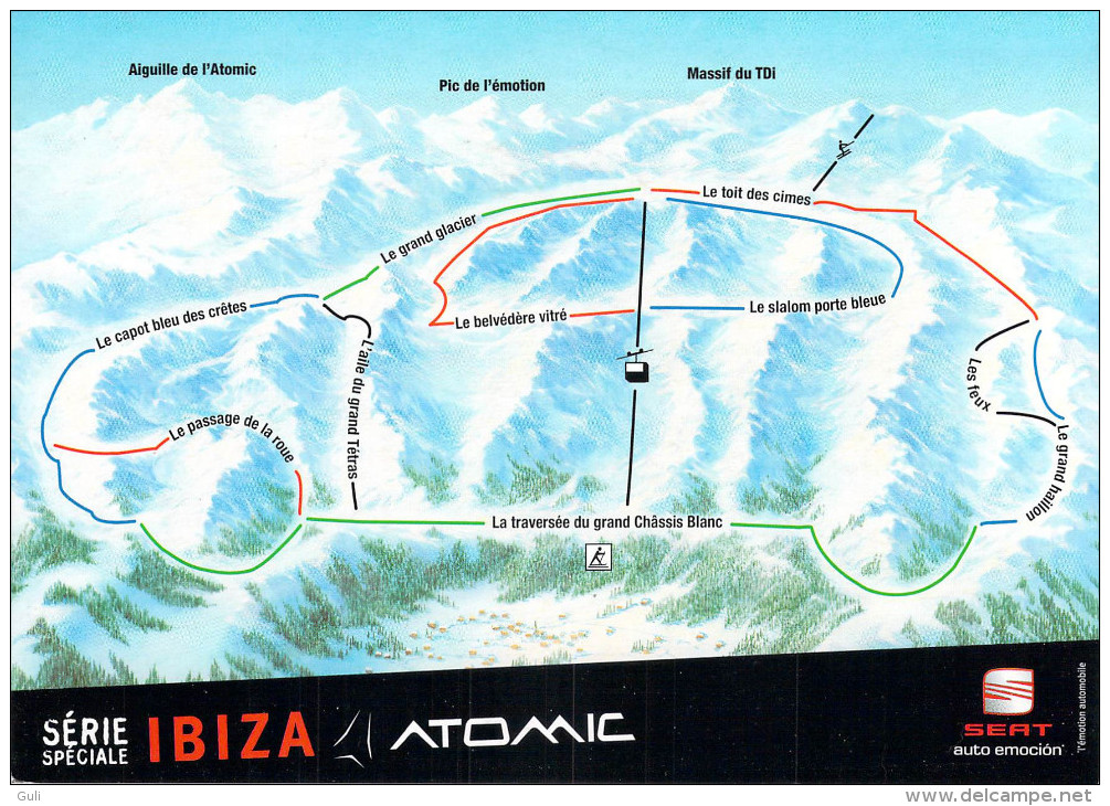 PUB Publicité   IBIZA Atomic Série Spéciale (automobile Auto Voiture) *PRIX FIXE - Publicité