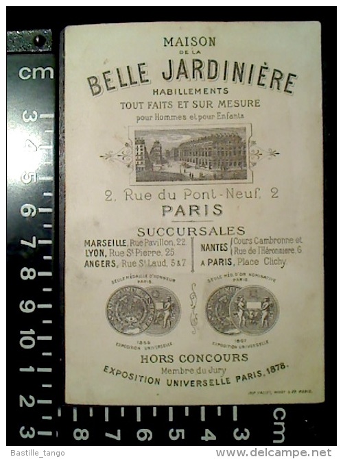 CHROMO Maison De La Belle Jardinière OEUF Pâques ANGE ANGELOT Nid Lith. Vallet Minot 1878 - Au Bon Marché