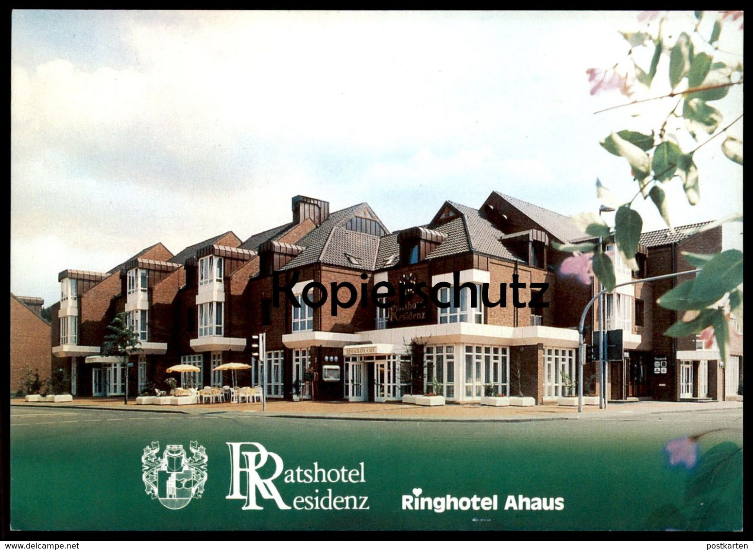 ÄLTERE POSTKARTE AHAUS RINGHOTEL RATSHOTEL RESIDENZ COESFELDER STRASSE Hotel Hotels Ansichtskarte AK Cpa Postcard - Ahaus