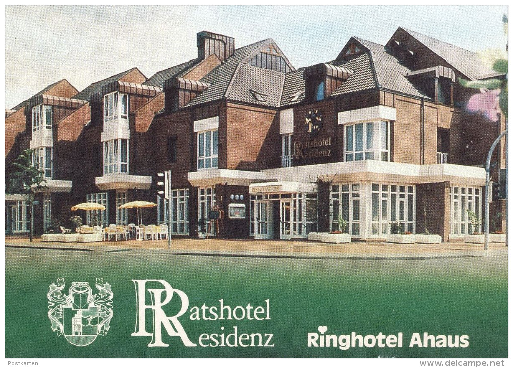 ÄLTERE POSTKARTE AHAUS RINGHOTEL RATSHOTEL RESIDENZ COESFELDER STRASSE Hotel Hotels Ansichtskarte AK Cpa Postcard - Ahaus