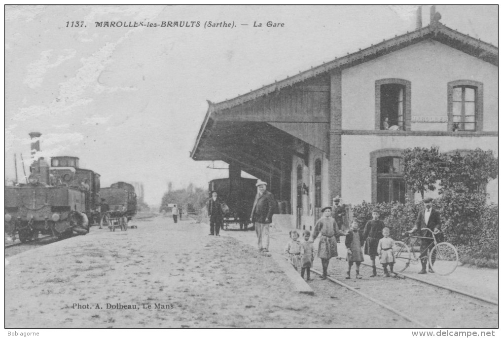 Marolles-les-braults (sarthe) La Gare - Marolles-les-Braults