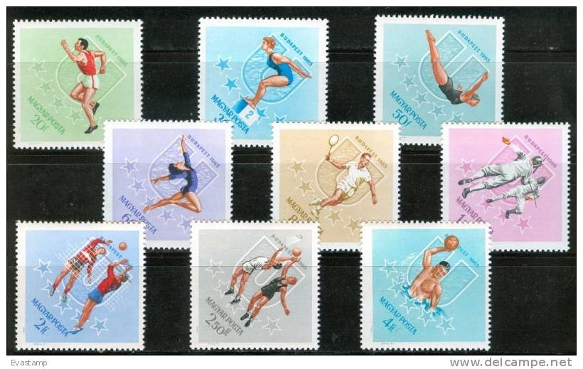 HUNGARY - 1965. Universiade Cpl.Set MNH! - Nuevos