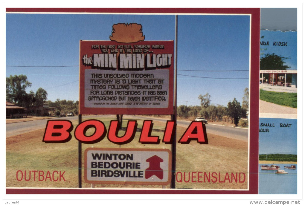 (699) Australia - QLD - Boulia (road Sign) - Far North Queensland