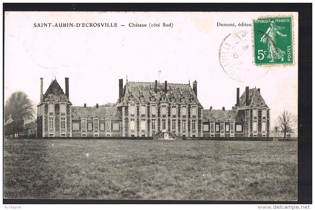 SAINT - AUBIN - D'ECROSVILLE . Château . - Saint-Aubin-d'Ecrosville