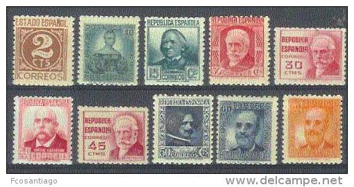 ESPAÑA 1936/38 - Edifil #731/40 - MNH ** - Nuovi