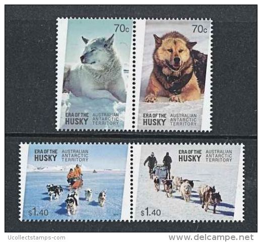 Australisch ANTARCTICA 2014   Huskies Honden Dogs  Postfris/mnh - Expéditions Antarctiques