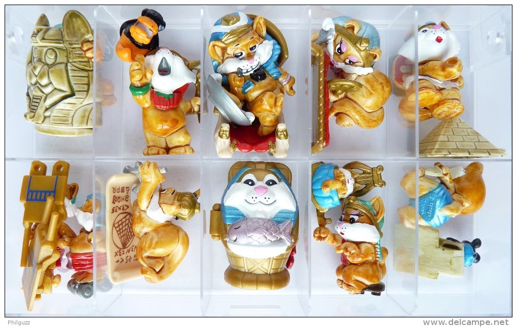 FIGURINES EGYPTOCHATS SERIE KINDER COMPLETE - 1998 - Andere & Zonder Classificatie