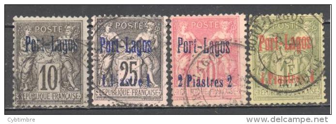 Port Lagos: 4 Valeurs De La Serie Yvert N° 2/6° - Used Stamps