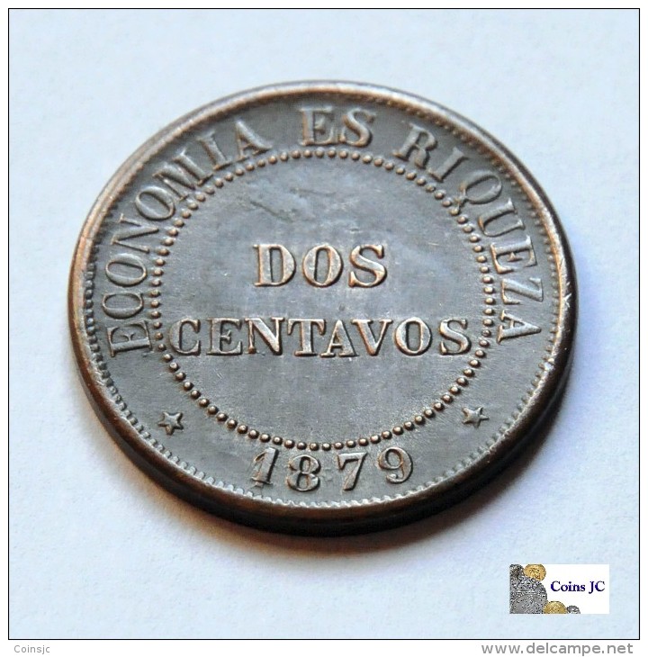 Chile - 2 Centavos - 1879 - Chile