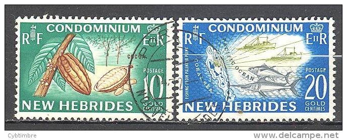 Nouvelles Hébrides:  Yvert N° 219/20° - Used Stamps