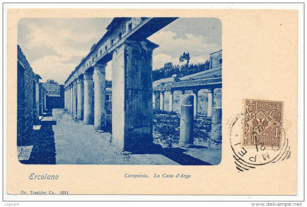 ERCOLANO CAMPANIA LA CASA D'ARGO 1902 - Ercolano