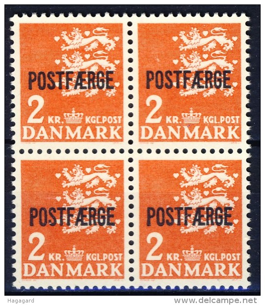 ##Denmark 1972. Postfaerge. Bloc Of 4. Michel 45. MNH(**). - Pacchi Postali