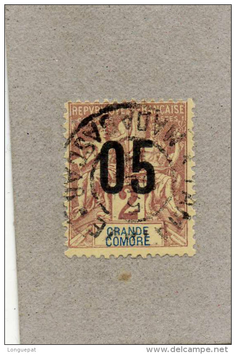 GRANDE-COMORE : Allégories - "GRANDE COIMORE"  En Bleu Dans Le Cartouche. - Used Stamps