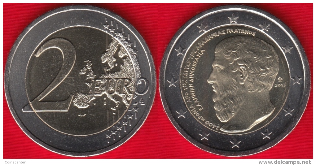 Greece 2 Euro 2013 "Plato's Academy" UNC - Griechenland